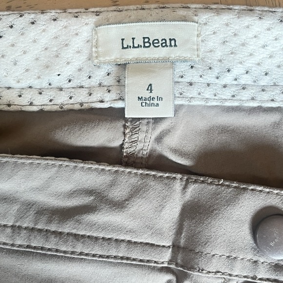 LL Bean Nylon Hiking Trail Shorts +Eddie Bauer Cargo Outdoor Camping 2 Pair Sz 4 - Picture 11 of 16